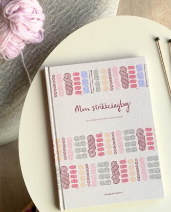 Min Strikkedagbog A4 – Dokumentér dine strikkeprojekter!