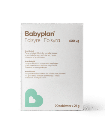Babyplan Folsyre – Vigtigt kosttilskud til gravide