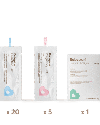Babyplan Graviditets- og Ægløsningstest Sæt – Fantastisk Tilbud!