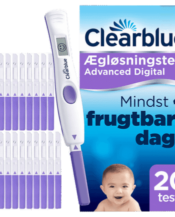 Clearblue Digital Ægløsningstest – 20 Stk til Graviditet