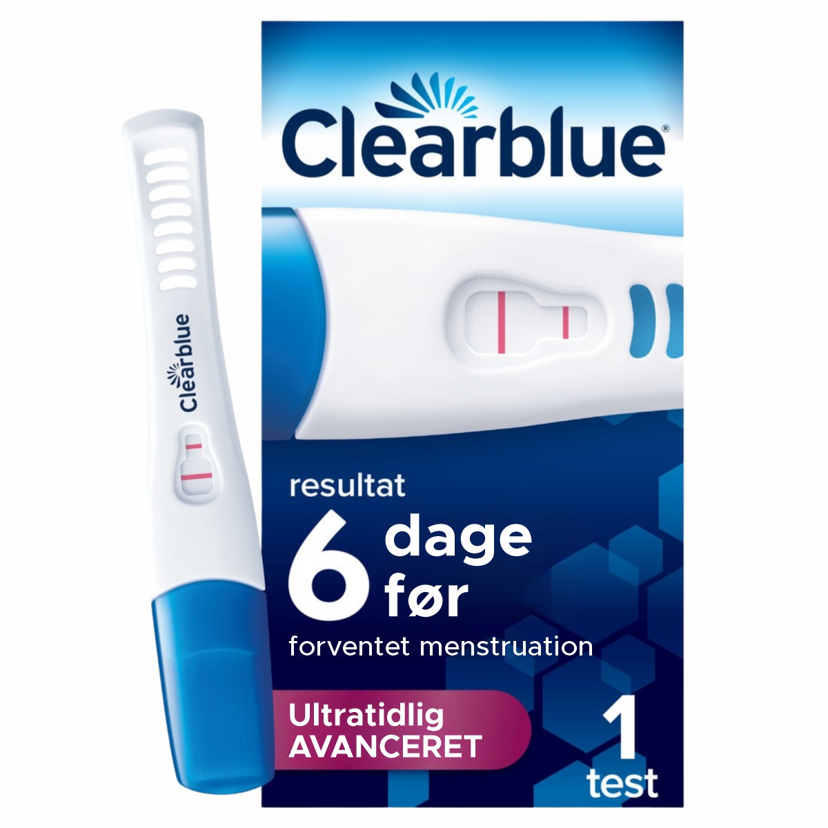 Clearblue Ultratidlig Avanceret Graviditetstest Stk