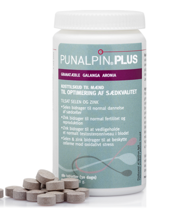 Punalpin® Plus – Kosttilskud til Forbedret Sædkvalitet!