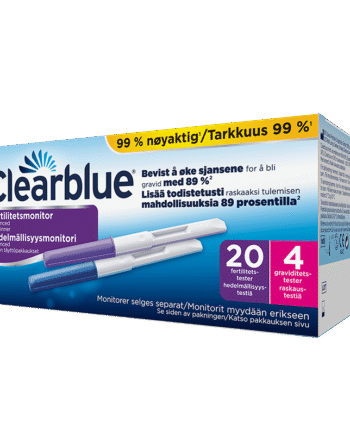 Clearblue Fertilitetsmonitor Testpenne – 24 stk. til Graviditet
