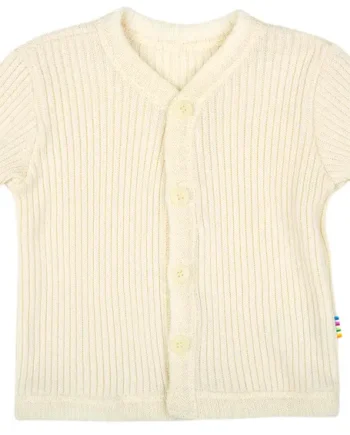 Uld Cardigan i Naturfarve fra Joha - Børnekvalitet til Alle!