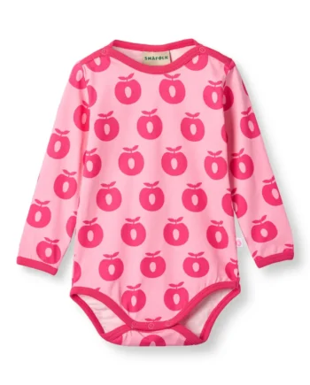 Økologisk Langærmet Body til Børn - Pink Lilac