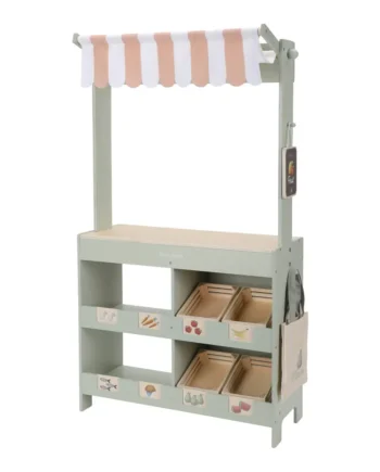 Markedsstand i træ fra Little Dutch - Leg butik hjemme!