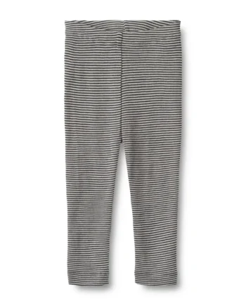 Uld Leggings Agi – Navy Striber til Vinterkulde