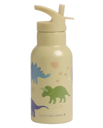 Dobbeltvægget Stål Drikkeflaske med Dino Motiver