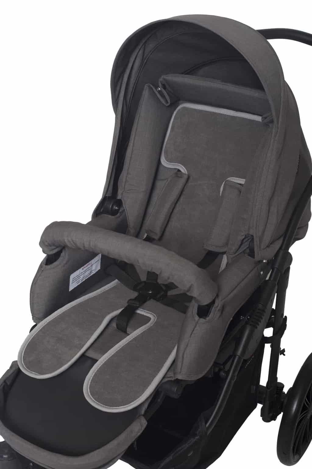 Air Cuddle Cool Seat Sædebetræk til Klapvogn - Røg