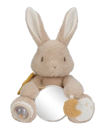 Aktivitetsbamse Bunny - Sjovt sanselegetøj til børn