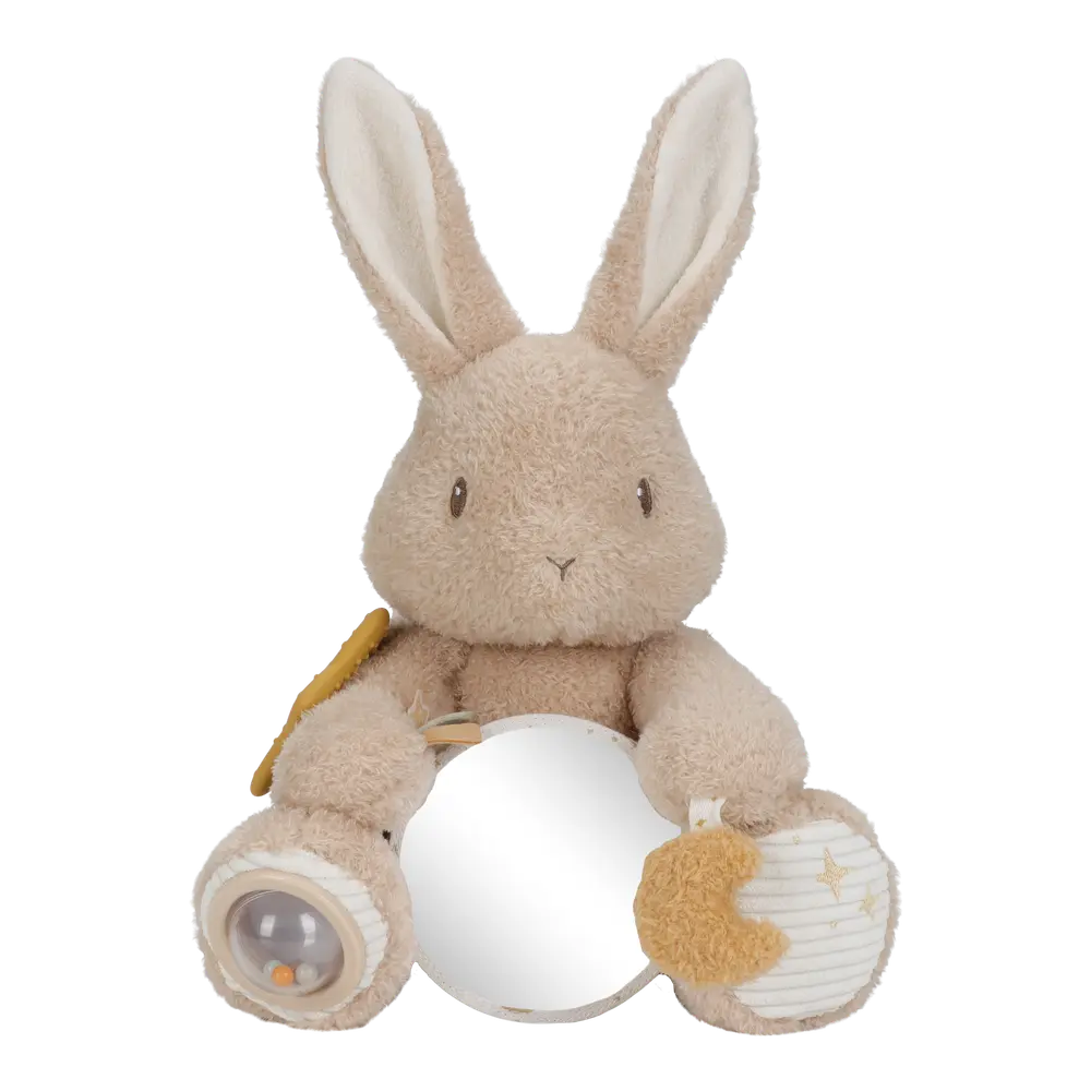 Aktivitetsbamse Bunny - Sjovt sanselegetøj til børn