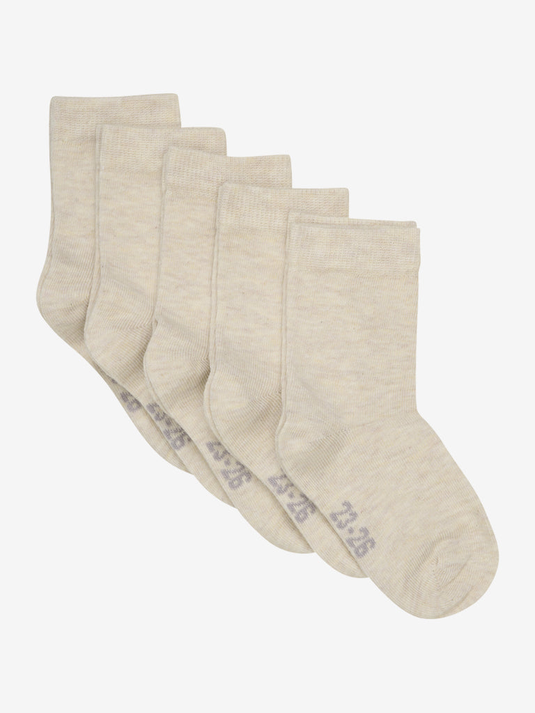 Ankel Sokker -solid -pack Sand Melange 19 22