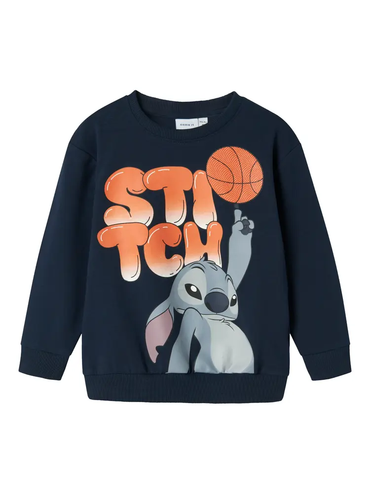 Ant Stitch Sweatshirt i Navy Blazer - Trendy Børnetøj