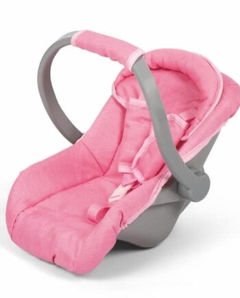 Realistisk pink autostol til dukker - KÆRE BØRN tilbud!