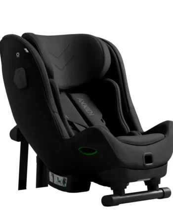 Minikid Max Coastal Storm Black - Sikker bagudvendt autostol