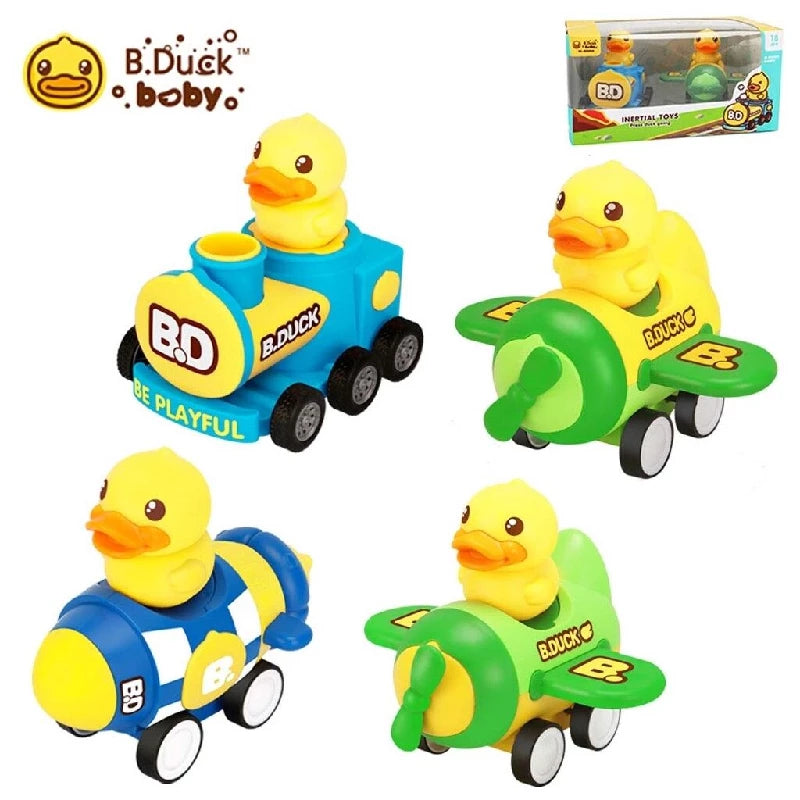 B.Duck Tryk og Kør - Sjovt Aktivitetslegetøj til Baby