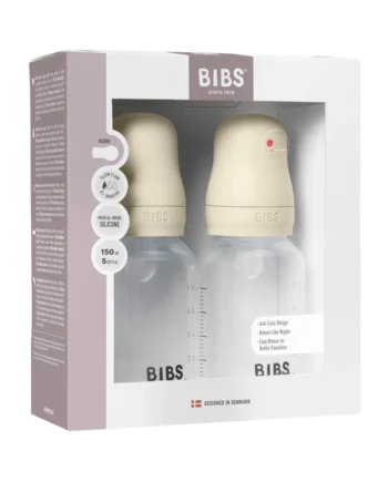 Sutteflaske i Silikone 150 ml - Stilfuld Ivory Babyflaske