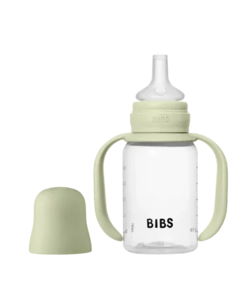 Sippy Flaske i Silikone til Baby - 150 Ml Sage