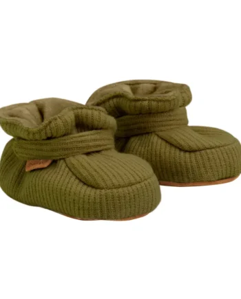 Praktiske babyfutter med velcro – Cypress Melange