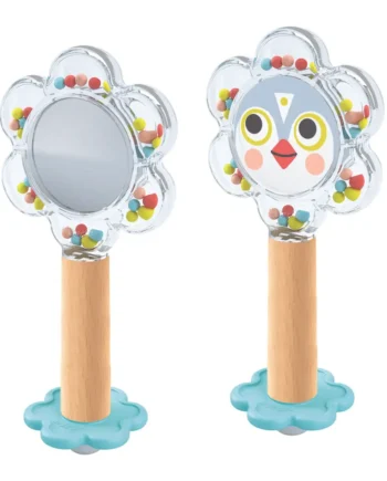 Babyflower Rangle med Spejl - Sjov Underholdning til Baby!