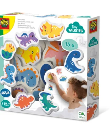 Farverige Skum Dinoer til Badet - Sjovt Badelegetøj!