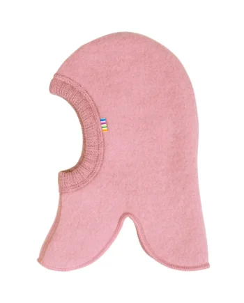 Balaclava i Old Rose – Blød Merino Uld til Børn