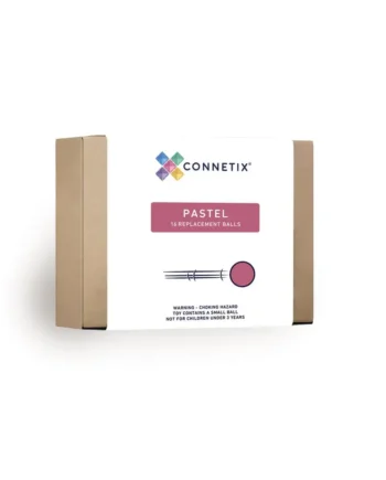Connetix Kugler til Kuglebane - 16 Dele i Pastel Farver