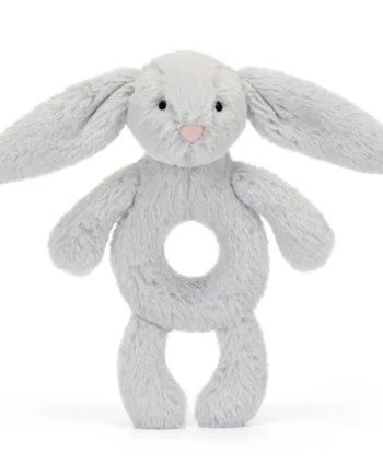 Bashful Kanin Sølv Rangle - Ideel til de små!