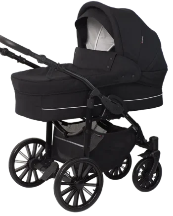 Nordic Lux Barnevogn i Dusty Black - Komfortabel og Smidig