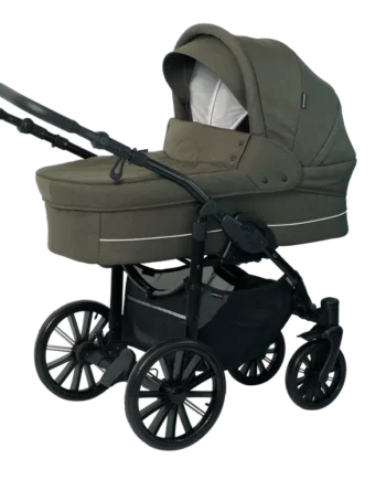 Nordic Lux Barnevogn - Dusty Olive Tilbud!