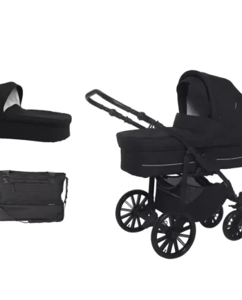 Basson Nordic Lux Barnevogn med Lift og Taske - Dusty Black