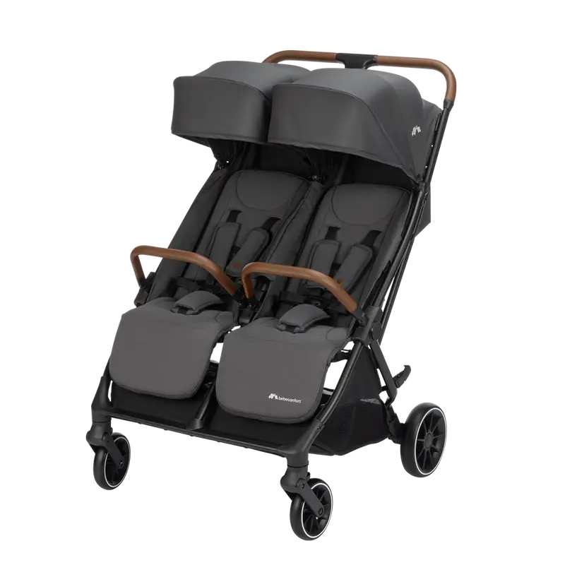 Bebeconfort Mane Tvillingevogn - Mineral Graphite Tilbud
