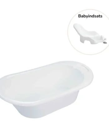 Bebejou Badekar med Aquasit Babyindsats - Hvid Kvalitet