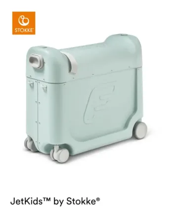 JetKids BedBox fra Stokke - Green Aurora til rejser med børn