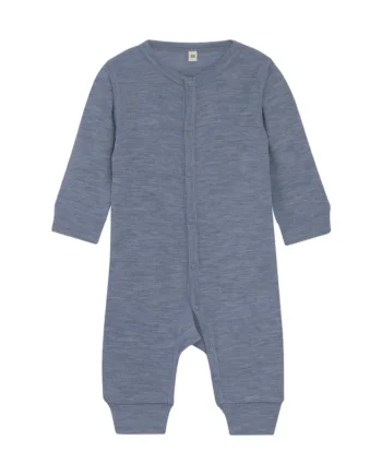 Uld Jumpsuit i Folkstone Gray Melange fra Bekids