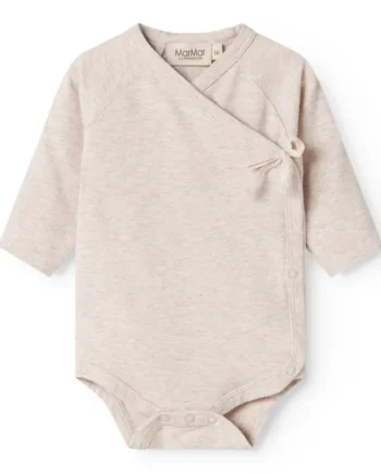 Belita Slå-om-body i Lys Beige Melange - Køb nu!