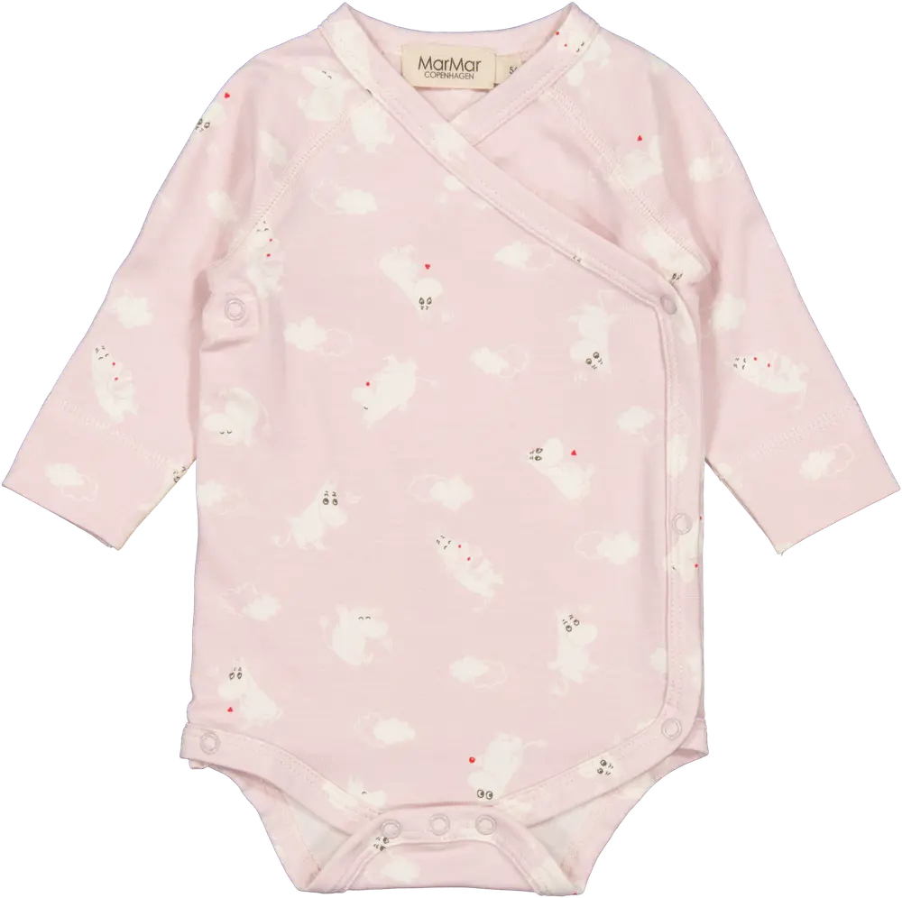 Moomin Slå-om-body til nyfødte - Komfort og stil!