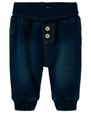 Ben Baggy Jeans i Mørk Denim – Trendy Børnebukser til Salg