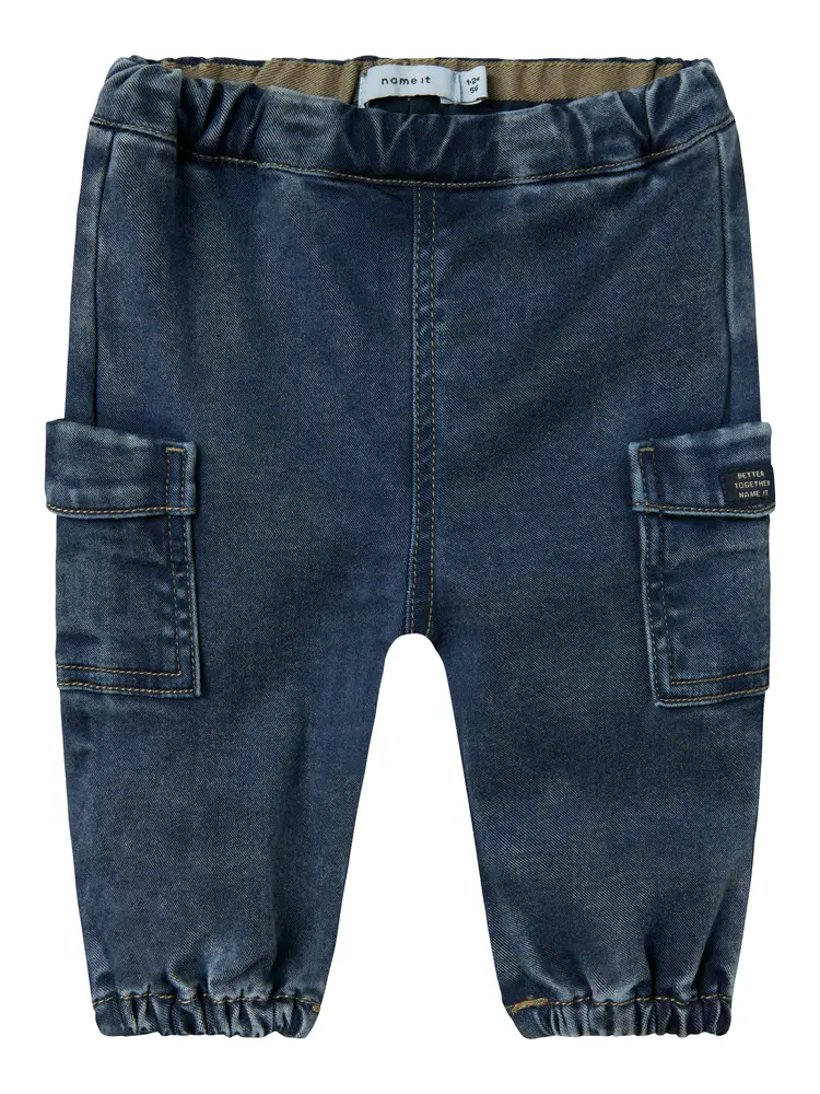 Ben Baggy Jeans i Mørk Denim - Trendy Børnebukser