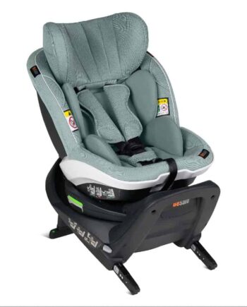 Besafe Izi Turn I-Size Autostol - Sikkerhed i Sea Green Melange