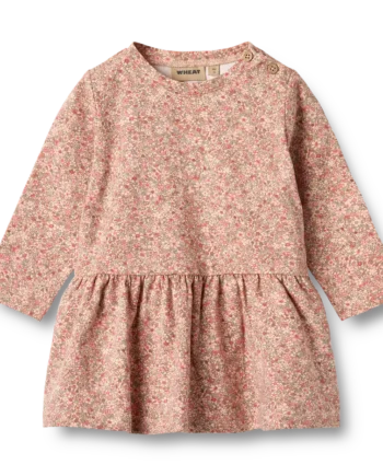 Bessie Jersey Kjole i Rose Dust med Blomsterprint
