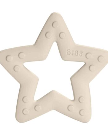 Bibs Baby Bitie Star Ivory – Bidering til Tandfrembrud