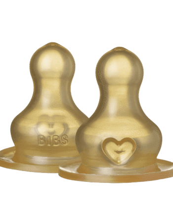BIBS Suttehoveder - Latex Medium Flow til Babyflasker