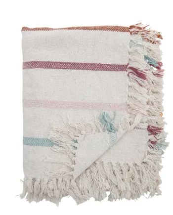 Frey Plaid i Naturfarve fra Bloomingville MINI