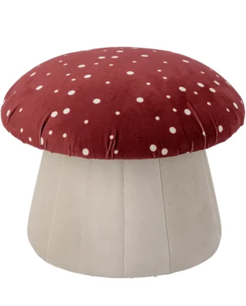 Rød Champignon Puf fra Bloomingville MINI - Sjovt Møbel til Børn