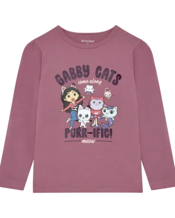 Gabby's Dollhouse Bluse i Lilla fra Minymo - Farverig!