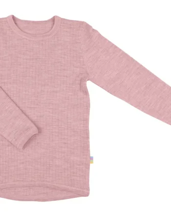 Bluse med lange ærmer i Old Rose fra Joha - Udsalg!