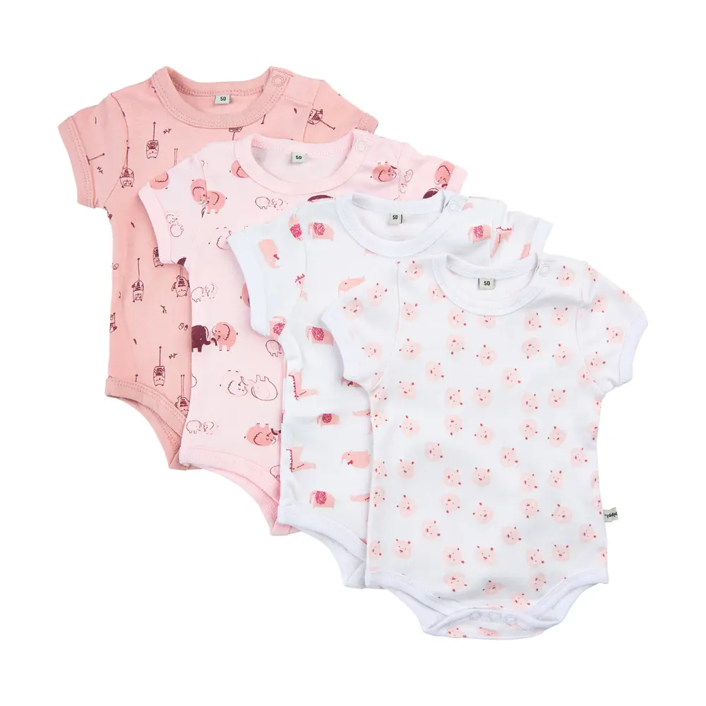 Sød Pippi Kortærmet Body med Print - Udsalg!