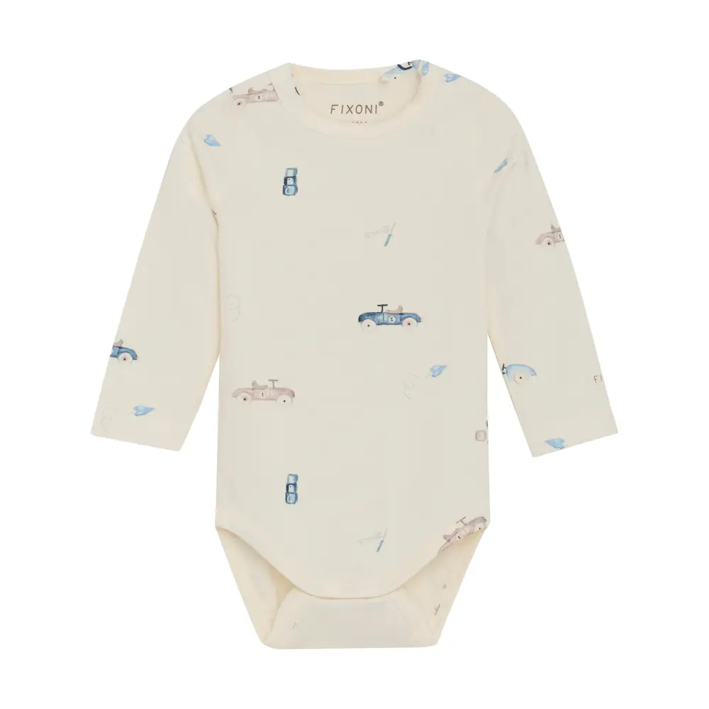 Langærmet Body med Trykknapper fra Fixoni - Blød TENCEL™