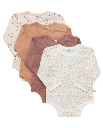 Langærmet Bodystocking med Print - Pippi - Babyvenlig